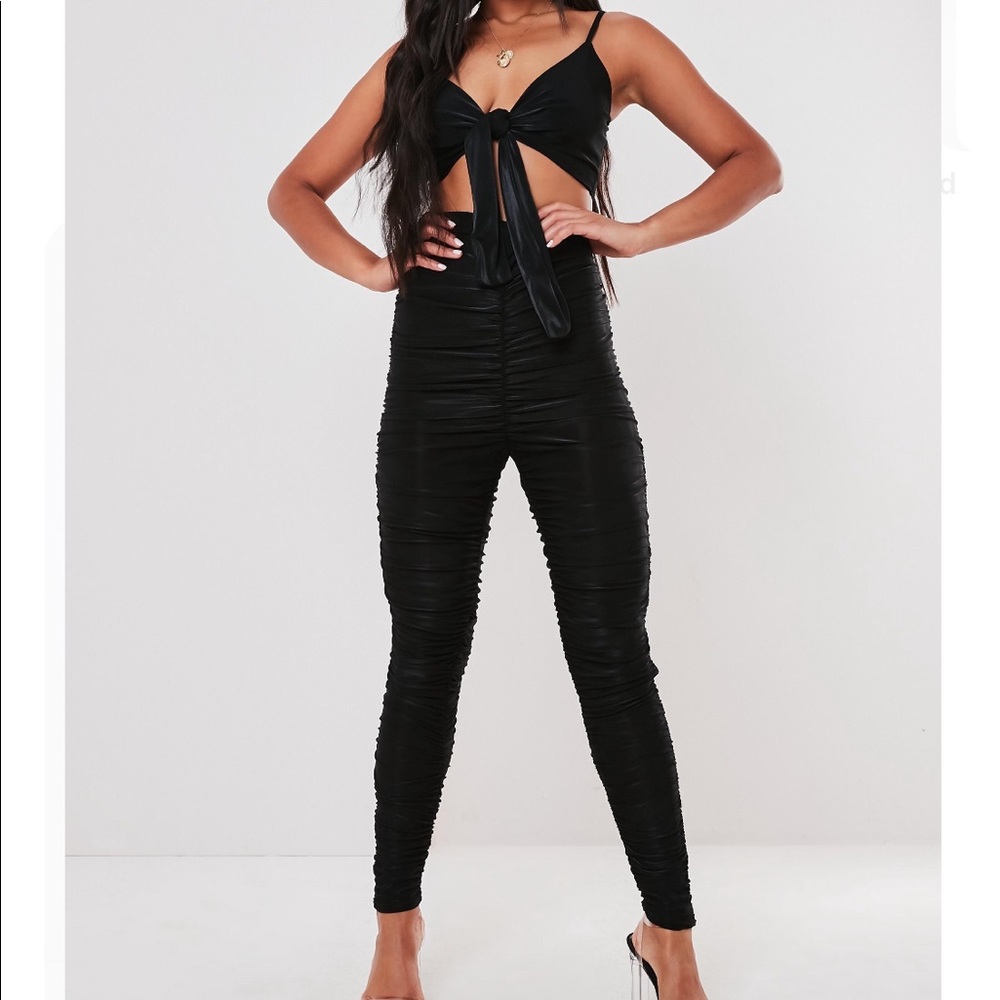 Black slinky co ord